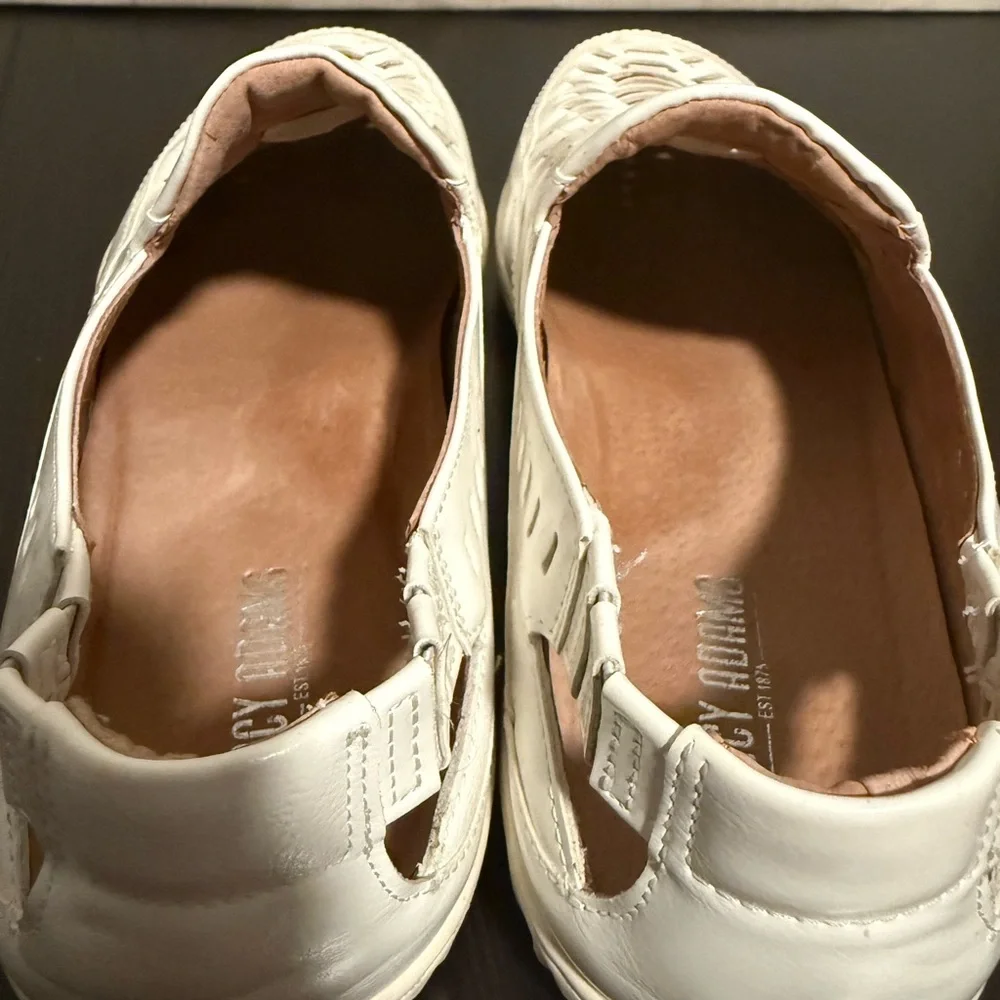 Stacy Adams Ibiza Slip On White Woven Loafer Men’s Size 8 Lightweight Casual - Picture 7 of 11